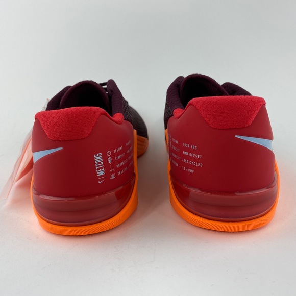 🏵NEW Nike Metcon 5 Maroon Orange🏵 - Picture 13 of 13